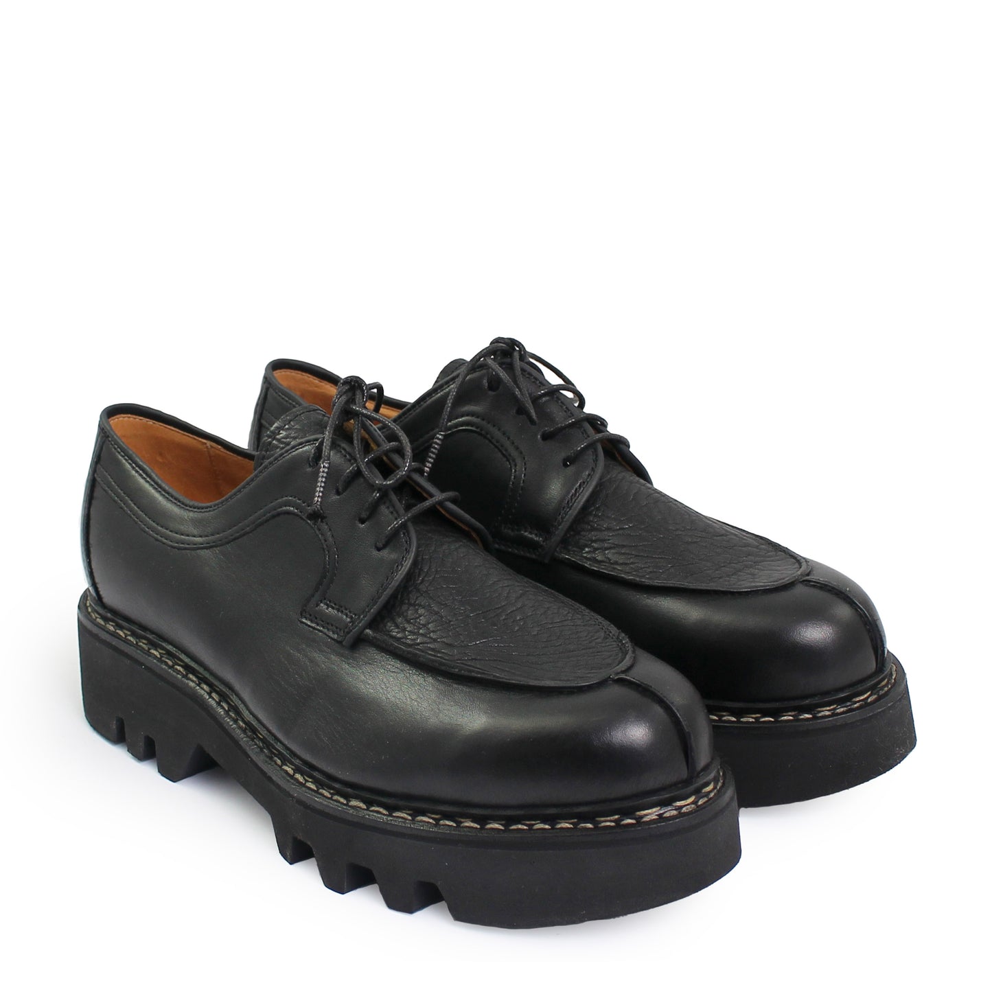 Rosa Mosa lace-up black leather welted vibram shoe
